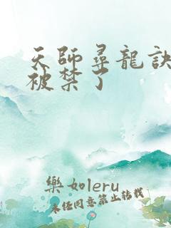 天师寻龙诀为啥被禁了