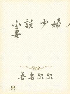 小说 少妇 人妻