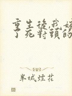 重生后,我嫁给了死对头的未婚夫全