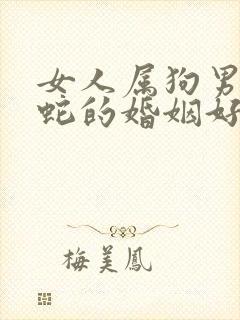 女人属狗男人属蛇的婚姻好吗