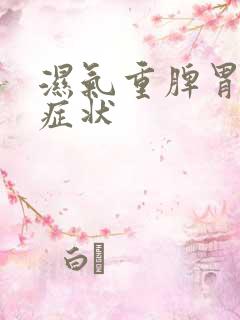 湿气重脾胃虚的症状