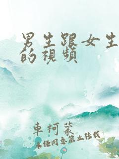 男生跟女生上床的视频