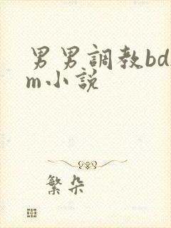 男男调教bdsm小说