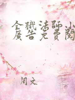 全职法师小说无广告免费阅读