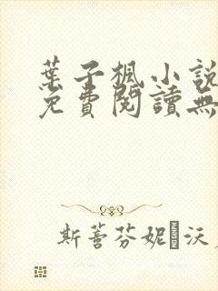 叶子枫小说全文免费阅读无弹窗