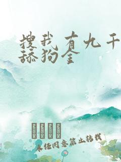 搜我有九千万亿舔狗金