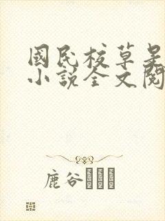 国民校草是女生小说全文阅读