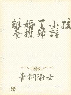 离婚了小孩的抚养权归谁