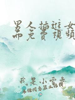 男人插进女人下面免费视频