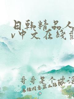 日韩精品人妻av中文在线观看