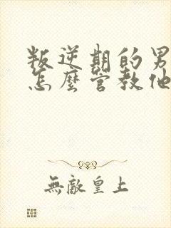 叛逆期的男孩子怎么管教他