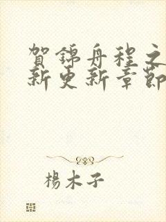 贺锦舟程之鸢最新更新章节笔趣阁