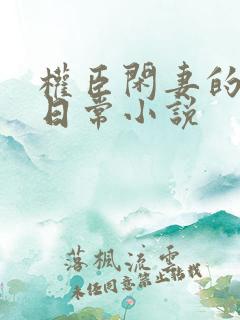 权臣闲妻的佛系日常小说