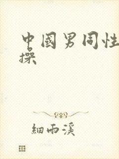中国男同性恋互操