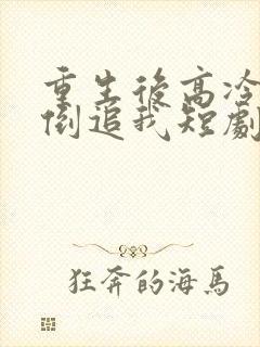 重生后高冷妻子倒追我短剧全集资源