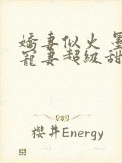 娇妻似火 墨少宠妻超级甜