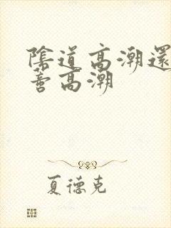 阴道高潮还是阴蒂高潮