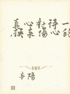 真心对待一个人,换来伤心的句子