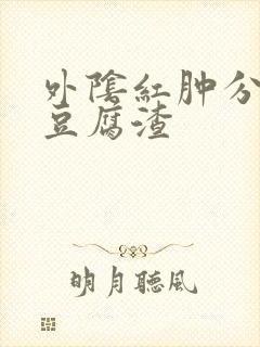 外阴红肿分泌物豆腐渣