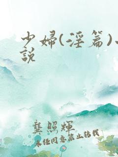 少妇(淫篇)小说