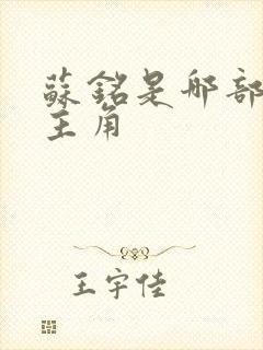 苏铭是哪部小说主角