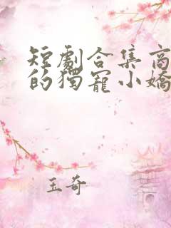 短剧合集商先生的独宠小娇妻