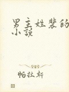 男主姓裴的古代小说