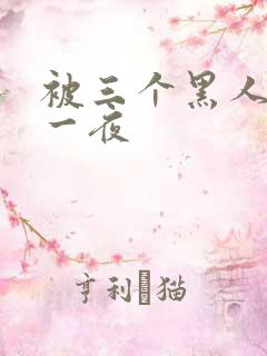 被三个黑人猛躁一夜