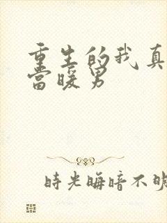 重生的我真没想当暖男