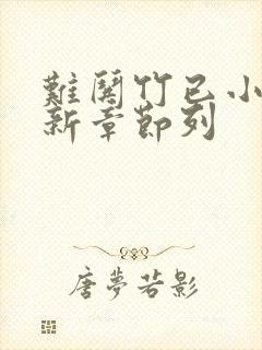 难哄竹已小说最新章节列