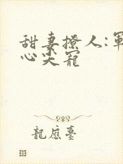 甜妻撩人:军少心尖宠