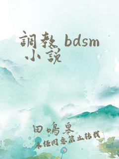 调教 bdsm 小说