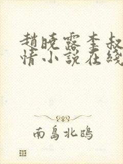 赵晓露李叔的言情小说在线阅读免费