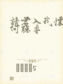 请君入我怀男主何聪睿