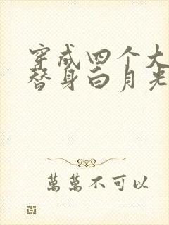 穿成四个大佬的替身白月光 小说