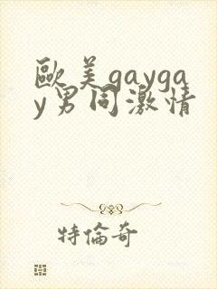 欧美gaygay男同激情