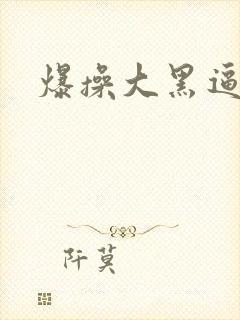 爆操大黑逼