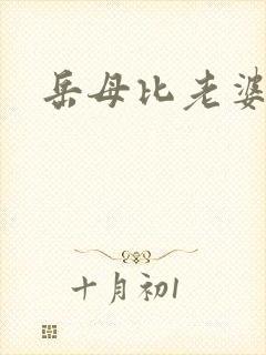 岳母比老婆好玩