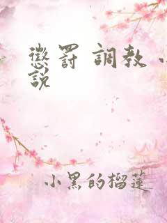 惩罚 调教 小说