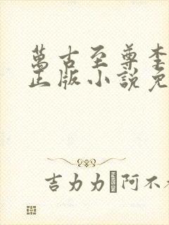 万古至尊李云霄正版小说免费阅读