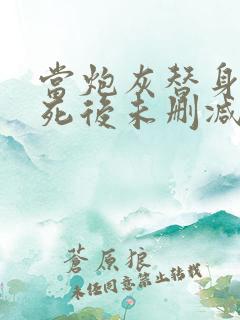 当炮灰替身的我死后未删减版