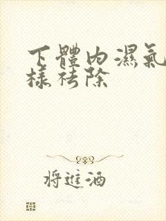 下体内湿气重怎样祛除