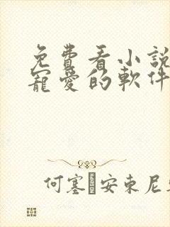 免费看小说偏偏宠爱的软件