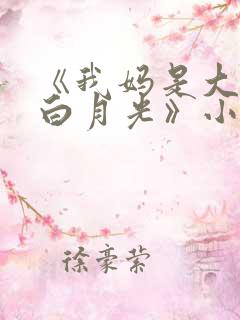 《我妈是大佬的白月光》小说