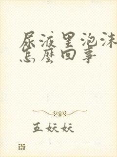 尿液里泡沫多是怎么回事