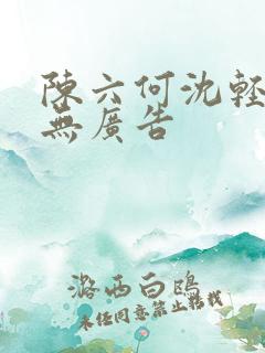 陈六何沈轻舞 无广告