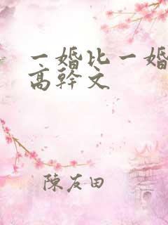 一婚比一婚高的高干文