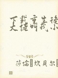 下载重生后暴躁大佬叫我小祖宗