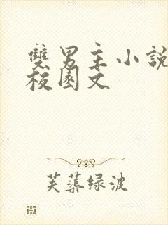 双男主小说推荐校园文