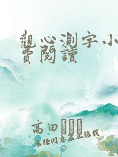 观心测字小说免费阅读